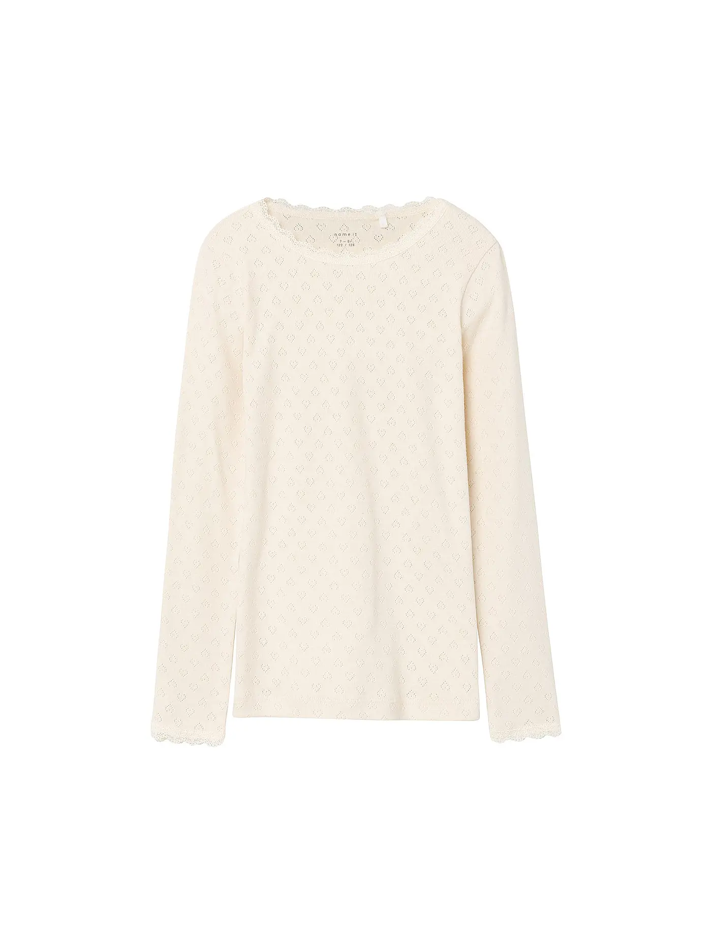 NAME IT | Mädchen Langarmshirt NKFLITTE | creme